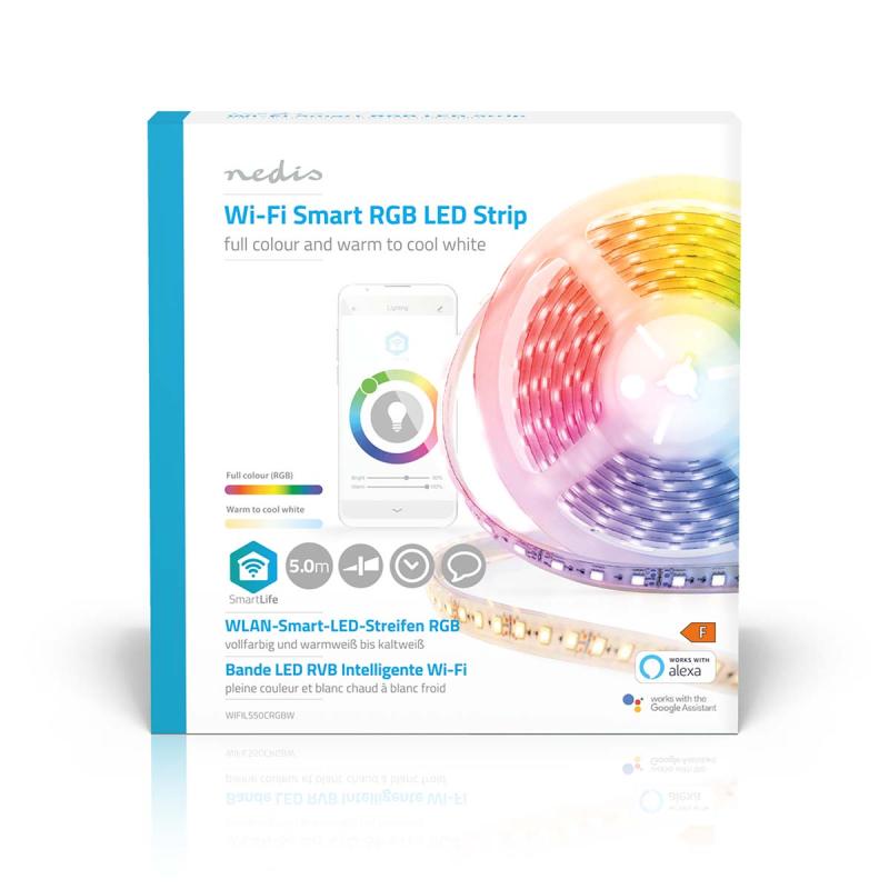 LED-riba Nedis SmartLife Wi-Fi, RGB, 5m