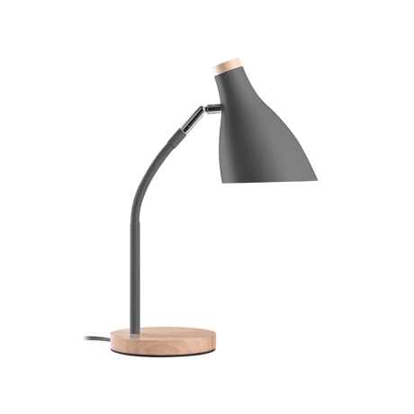 Table lamp Scandi gray, AC, E27 max 40W