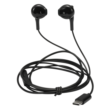 In-ear headphones with microphone C210, USB-C, black