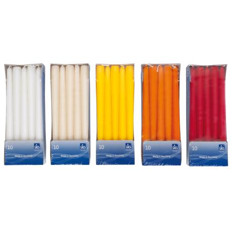 EOL Antique candle 245x23.5 10 pcs. orange /12