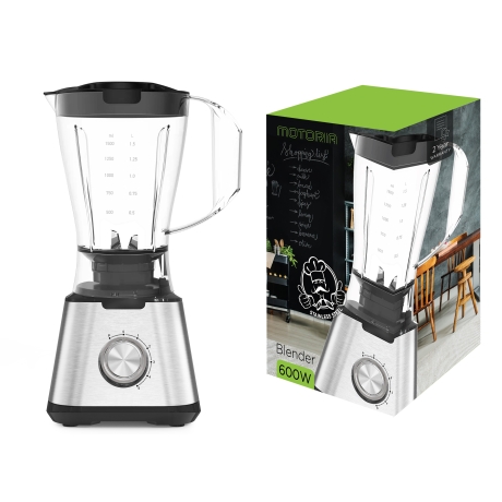 MOTORIA blender 600W/1.5L plastikkannuga