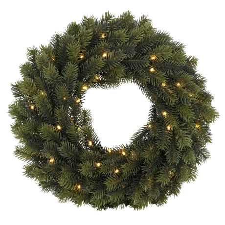 Fir wreath Ø40CM 49LED 150 top PE DAY